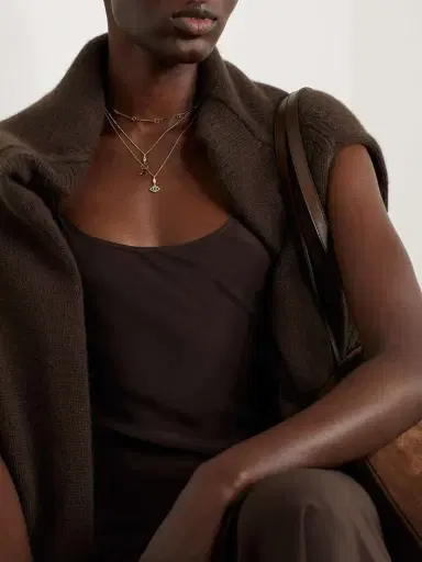 Melissa Joy Manning 14-karat Recycled Gold, Emerald And Diamond Necklace | Thumbnail 5 Melissa Joy Manning 14-karat Recycled Gold, Emerald And Diamond Necklace | Thumbnail 5