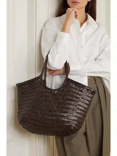 Dragon Diffusion Nantucket Large Woven Leather Tote | Thumbnail 2 Dragon Diffusion Nantucket Large Woven Leather Tote | Thumbnail 2