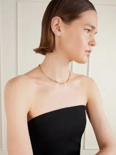 Foundrae Small Mixed Clip 18-karat Gold Necklace | Thumbnail 2 Foundrae Small Mixed Clip 18-karat Gold Necklace | Thumbnail 2