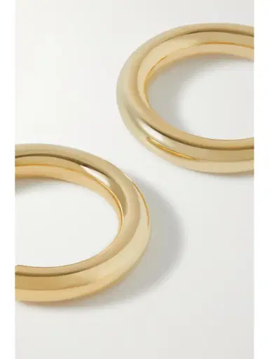 Jennifer Fisher Lilly Huggies Gold-plated Hoop Earrings | Thumbnail 4 Jennifer Fisher Lilly Huggies Gold-plated Hoop Earrings | Thumbnail 4