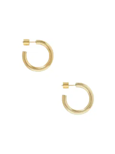 Jennifer Fisher Lilly Huggies Gold-plated Hoop Earrings | Thumbnail 1 Jennifer Fisher Lilly Huggies Gold-plated Hoop Earrings | Thumbnail 1