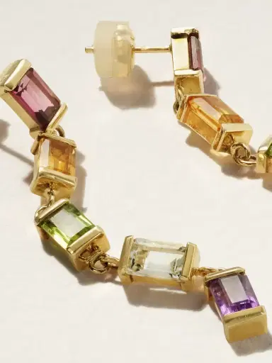 Melissa Joy Manning 14-karat Recycled Gold Multi-stone Earrings | Thumbnail 3 Melissa Joy Manning 14-karat Recycled Gold Multi-stone Earrings | Thumbnail 3