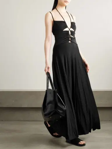 Johanna Ortiz + Net Sustain Río Bravo Cutout Ruched Stretch-jersey Maxi Dress | Thumbnail 2 Johanna Ortiz + Net Sustain Río Bravo Cutout Ruched Stretch-jersey Maxi Dress | Thumbnail 2