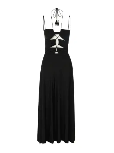 Johanna Ortiz + Net Sustain Río Bravo Cutout Ruched Stretch-jersey Maxi Dress | Thumbnail 1 Johanna Ortiz + Net Sustain Río Bravo Cutout Ruched Stretch-jersey Maxi Dress | Thumbnail 1