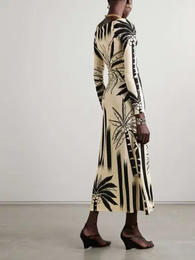 Johanna Ortiz + Net Sustain Determined Vaquera Printed Cutout Stretch-jersey Midi Dress | Thumbnail 3 Johanna Ortiz + Net Sustain Determined Vaquera Printed Cutout Stretch-jersey Midi Dress | Thumbnail 3
