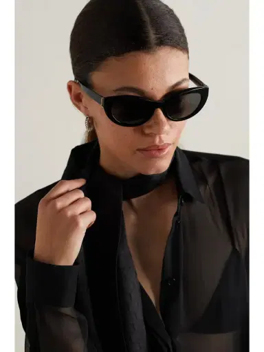 SAINT LAURENT Eyewear Ysl Cat-eye Acetate Sunglasses | Thumbnail 2 SAINT LAURENT Eyewear Ysl Cat-eye Acetate Sunglasses | Thumbnail 2