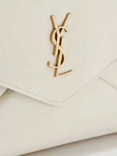 Saint Laurent Cassandre Large Textured-leather Clutch | Thumbnail 4 Saint Laurent Cassandre Large Textured-leather Clutch | Thumbnail 4