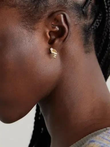 Yvonne Léon 9-karat Gold Diamond Earrings | Thumbnail 2 Yvonne Léon 9-karat Gold Diamond Earrings | Thumbnail 2