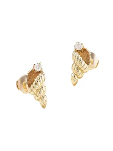 Yvonne Léon 9-karat Gold Diamond Earrings | Thumbnail 1 Yvonne Léon 9-karat Gold Diamond Earrings | Thumbnail 1