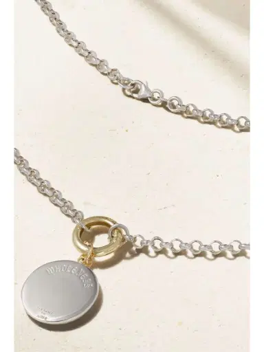 Foundrae Wholeness 18-karat Yellow And White Gold Diamond Necklace | Thumbnail 3 Foundrae Wholeness 18-karat Yellow And White Gold Diamond Necklace | Thumbnail 3
