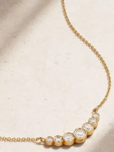 Sydney Evan 14-karat Gold Diamond Necklace | Thumbnail 1 Sydney Evan 14-karat Gold Diamond Necklace | Thumbnail 1