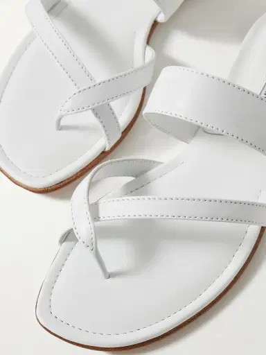 Manolo Blahnik Susa Leather Sandals | Thumbnail 4 Manolo Blahnik Susa Leather Sandals | Thumbnail 4