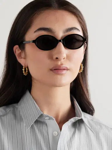 Miu Miu Eyewear Oval-frame Acetate Sunglasses | Thumbnail 2 Miu Miu Eyewear Oval-frame Acetate Sunglasses | Thumbnail 2