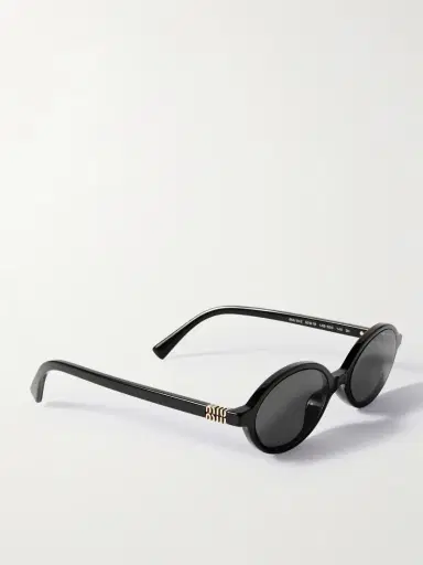 Miu Miu Eyewear Oval-frame Acetate Sunglasses | Thumbnail 3 Miu Miu Eyewear Oval-frame Acetate Sunglasses | Thumbnail 3