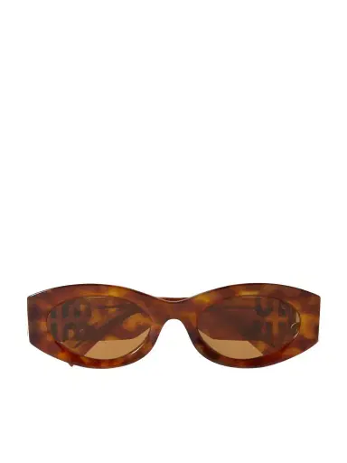 Miu Miu Eyewear Glimpse Oval-frame Tortoiseshell Acetate Sunglasses | Thumbnail 1 Miu Miu Eyewear Glimpse Oval-frame Tortoiseshell Acetate Sunglasses | Thumbnail 1