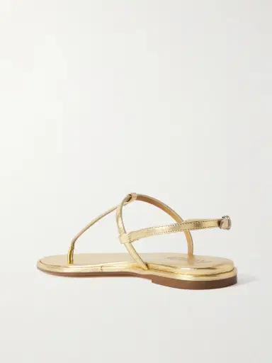 aeyde Nala Metallic Leather Sandals | Thumbnail 3 aeyde Nala Metallic Leather Sandals | Thumbnail 3