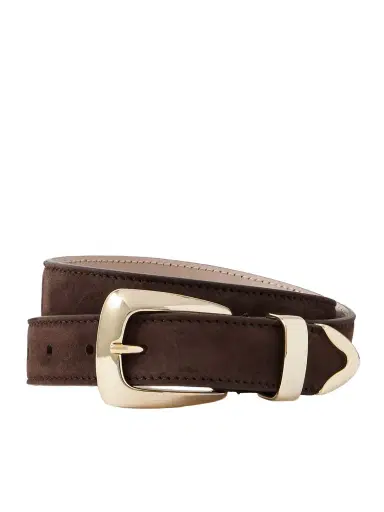 Khaite Benny Suede Belt | Thumbnail 1 Khaite Benny Suede Belt | Thumbnail 1