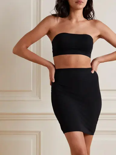 Commando Half Slip Control Layered Stretch Mini Skirt | Thumbnail 2 Commando Half Slip Control Layered Stretch Mini Skirt | Thumbnail 2