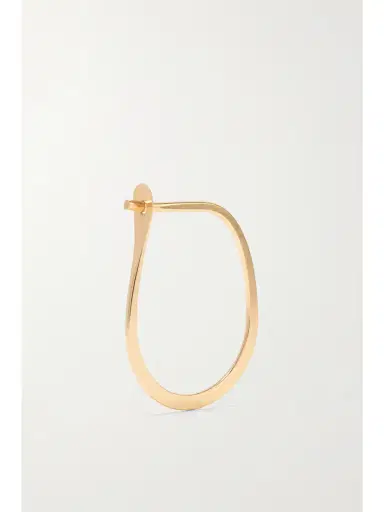 Melissa Joy Manning Teardrop 14-karat Gold Hoop Earrings | Thumbnail 4 Melissa Joy Manning Teardrop 14-karat Gold Hoop Earrings | Thumbnail 4