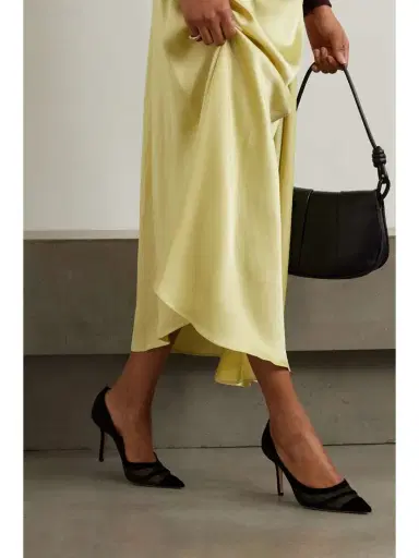 Jimmy Choo Love 85 Flocked Mesh Pumps | Thumbnail 2 Jimmy Choo Love 85 Flocked Mesh Pumps | Thumbnail 2
