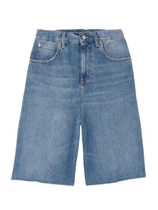 Frayed Denim Shorts
