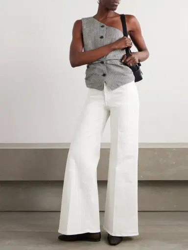 Mother + Net Sustain Twister Skimp Denim Mid-rise Flared Jeans | Thumbnail 2 Mother + Net Sustain Twister Skimp Denim Mid-rise Flared Jeans | Thumbnail 2