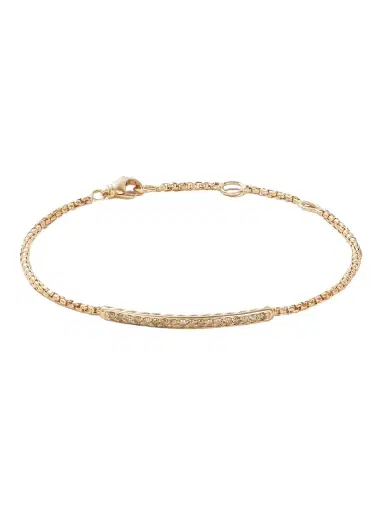 David Yurman Petite Pavé 18-karat Rose Gold Diamond Bracelet | Thumbnail 1 David Yurman Petite Pavé 18-karat Rose Gold Diamond Bracelet | Thumbnail 1