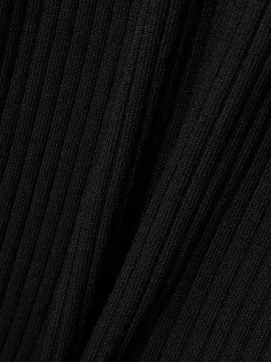 Balenciaga Turtleneck Ribbed ilk-blend Maxi Dress | Thumbnail 4 Balenciaga Turtleneck Ribbed ilk-blend Maxi Dress | Thumbnail 4