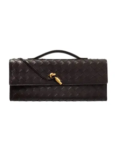 Bottega Veneta Andiamo Long Intrecciato Leather Clutch | Thumbnail 1 Bottega Veneta Andiamo Long Intrecciato Leather Clutch | Thumbnail 1