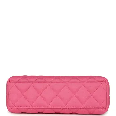 Chanel Chanel Small Kelly Dark Pink Jersey Brushed Gold Hardware | Thumbnail 6 Chanel Chanel Small Kelly Dark Pink Jersey Brushed Gold Hardware | Thumbnail 6
