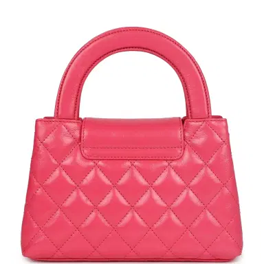 Chanel Chanel Small Kelly Shopper Dark Pink Shiny Aged Calfskin Brushed Gold Hardware | Thumbnail 5 Chanel Chanel Small Kelly Shopper Dark Pink Shiny Aged Calfskin Brushed Gold Hardware | Thumbnail 5