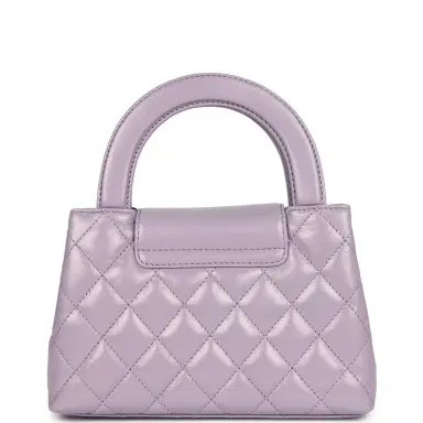 Chanel Chanel Small Kelly Shopper Light Purple Shiny Aged Calfskin Brushed Gold Hardware | Thumbnail 4 Chanel Chanel Small Kelly Shopper Light Purple Shiny Aged Calfskin Brushed Gold Hardware | Thumbnail 4