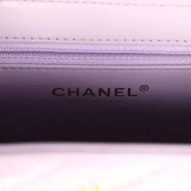 Chanel Chanel Small Kelly Shopper Light Purple Shiny Aged Calfskin Brushed Gold Hardware | Thumbnail 9 Chanel Chanel Small Kelly Shopper Light Purple Shiny Aged Calfskin Brushed Gold Hardware | Thumbnail 9