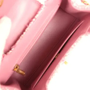 Chanel Chanel Small Kelly Shopper Pink Tweed Brushed Gold Hardware | Thumbnail 8 Chanel Chanel Small Kelly Shopper Pink Tweed Brushed Gold Hardware | Thumbnail 8