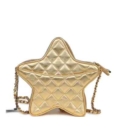 Chanel Chanel Star Bag Metallic Gold Lambskin Gold Hardware | Thumbnail 4 Chanel Chanel Star Bag Metallic Gold Lambskin Gold Hardware | Thumbnail 4