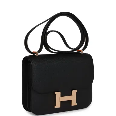 HERMÈS Hermes Constance 18 Black Epsom Rose Gold Hardware | Thumbnail 2 HERMÈS Hermes Constance 18 Black Epsom Rose Gold Hardware | Thumbnail 2