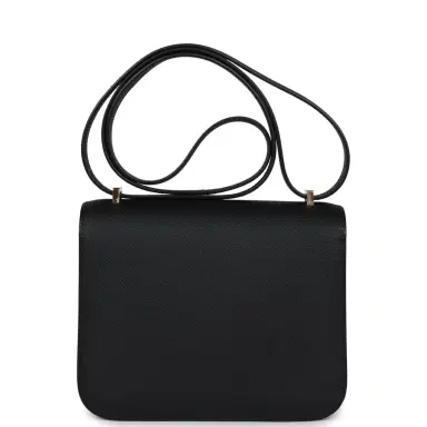 HERMÈS Hermes Constance 18 Black Epsom Rose Gold Hardware | Thumbnail 4 HERMÈS Hermes Constance 18 Black Epsom Rose Gold Hardware | Thumbnail 4