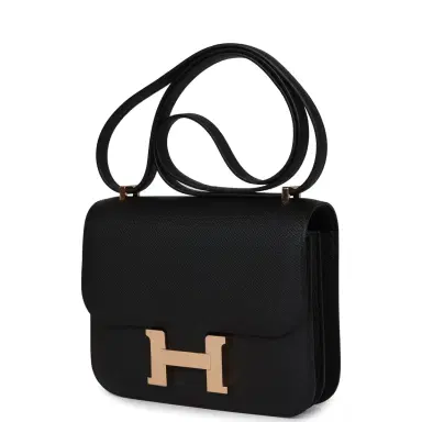 HERMÈS Hermes Constance 18 Black Epsom Rose Gold Hardware | Thumbnail 5 HERMÈS Hermes Constance 18 Black Epsom Rose Gold Hardware | Thumbnail 5