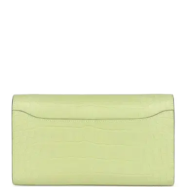 HERMÈS Hermes Constance Wallet To Go Jaune Bourgeon Matte Alligator Palladium Hardware | Thumbnail 4 HERMÈS Hermes Constance Wallet To Go Jaune Bourgeon Matte Alligator Palladium Hardware | Thumbnail 4