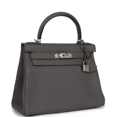 HERMÈS Hermes Kelly Retourne 28 Etain Togo Palladium Hardware | Thumbnail 2 HERMÈS Hermes Kelly Retourne 28 Etain Togo Palladium Hardware | Thumbnail 2
