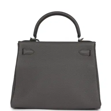 HERMÈS Hermes Kelly Retourne 28 Etain Togo Palladium Hardware | Thumbnail 4 HERMÈS Hermes Kelly Retourne 28 Etain Togo Palladium Hardware | Thumbnail 4