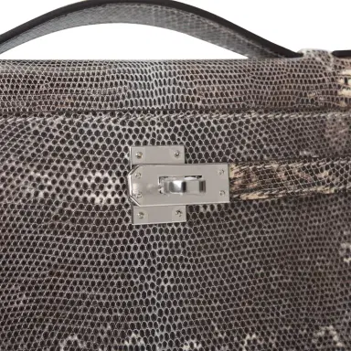 HERMÈS Hermes Ombre Lizard Mini Kelly Pochette Palladium Hardware | Thumbnail 5 HERMÈS Hermes Ombre Lizard Mini Kelly Pochette Palladium Hardware | Thumbnail 5