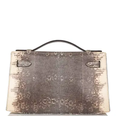 HERMÈS Hermes Ombre Lizard Mini Kelly Pochette Palladium Hardware | Thumbnail 7 HERMÈS Hermes Ombre Lizard Mini Kelly Pochette Palladium Hardware | Thumbnail 7
