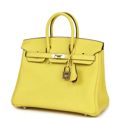 HERMÈS Hermes Special Order (HSS) Birkin 25 Limoncello Verso Togo Rose Gold Hardware | Thumbnail 5 HERMÈS Hermes Special Order (HSS) Birkin 25 Limoncello Verso Togo Rose Gold Hardware | Thumbnail 5