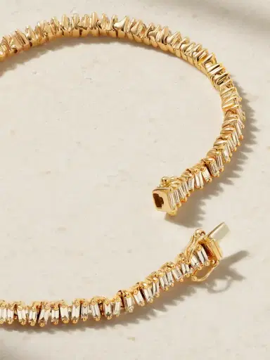 Suzanne Kalan 18-karat Rose Gold Diamond Tennis Bracelet | Thumbnail 3 Suzanne Kalan 18-karat Rose Gold Diamond Tennis Bracelet | Thumbnail 3