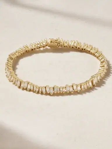 Suzanne Kalan 18-karat Gold Diamond Tennis Bracelet | Thumbnail 1 Suzanne Kalan 18-karat Gold Diamond Tennis Bracelet | Thumbnail 1