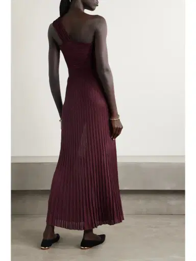 Gabriela Hearst Altura One-shoulder Cutout Ribbed Silk-jersey Maxi Dress | Thumbnail 3 Gabriela Hearst Altura One-shoulder Cutout Ribbed Silk-jersey Maxi Dress | Thumbnail 3