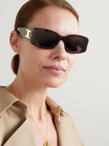 CELINE Eyewear Triomphe Oversized Square-frame Acetate Sunglasses | Thumbnail 2 CELINE Eyewear Triomphe Oversized Square-frame Acetate Sunglasses | Thumbnail 2