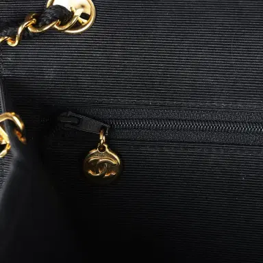 Chanel Vintage Chanel Small Flap Bag Black Sequin Gold Hardware | Thumbnail 9 Chanel Vintage Chanel Small Flap Bag Black Sequin Gold Hardware | Thumbnail 9