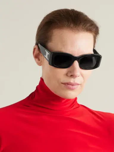 CELINE Eyewear Triomphe Oversized Square-frame Acetate Sunglasses | Thumbnail 2 CELINE Eyewear Triomphe Oversized Square-frame Acetate Sunglasses | Thumbnail 2